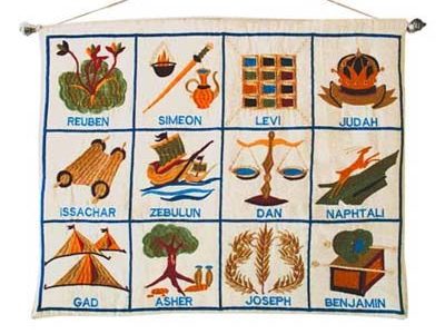 As bandeiras no acampamento