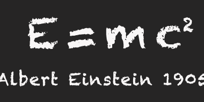 E=mc2